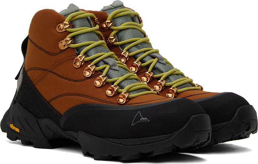 ROA Orange & Black Andreas Strap Boots - Picture 2