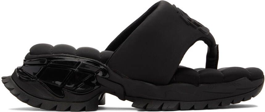 Rombaut SSENSE Exclusive Black Knokke Sandals