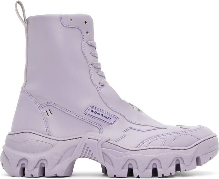 Rombaut Purple Boccaccio II Apple Leather Sneaker Boots