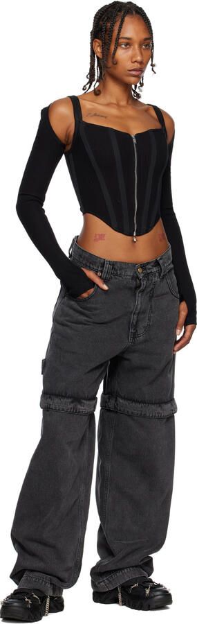 Rombaut Black & White Boccaccio II Harness Sneakers - Picture 4