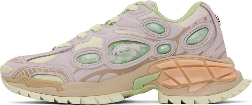 Rombaut Purple & Green Nucleo Sneakers - Picture 3