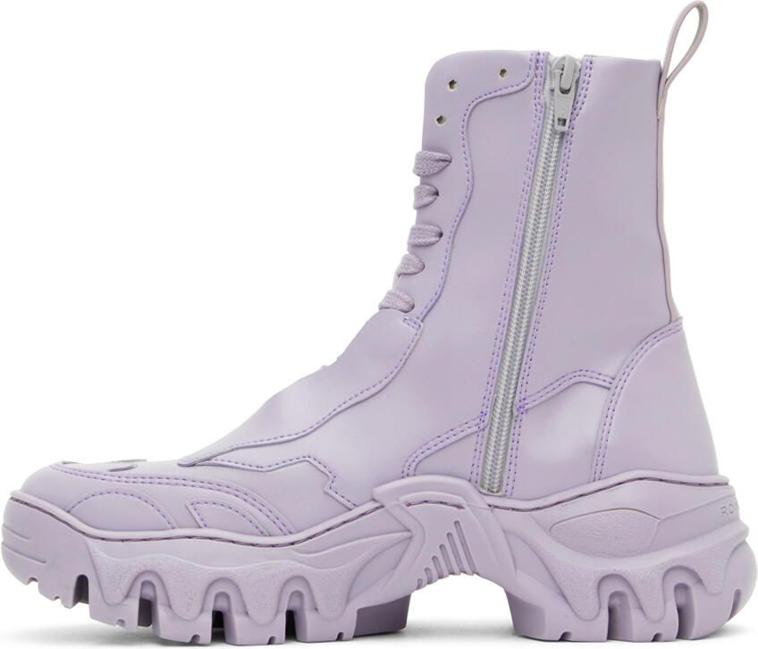 Rombaut Purple Boccaccio II Apple Leather Sneaker Boots - Picture 3