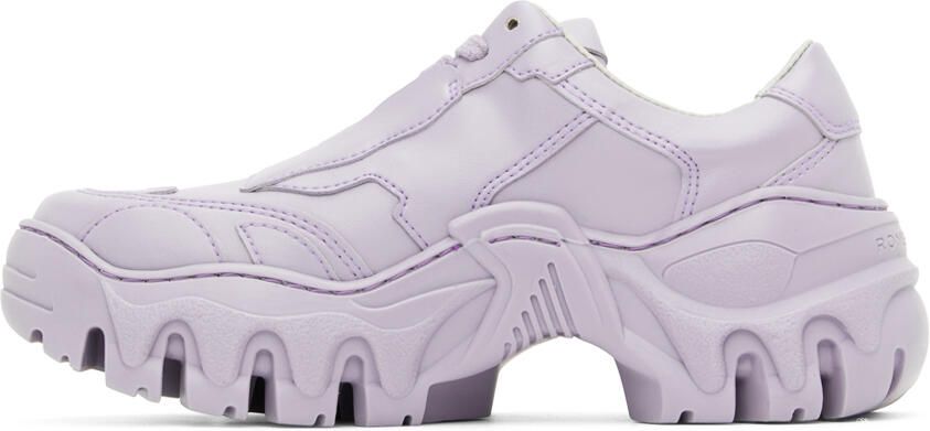Rombaut Purple Boccaccio II Apple Leather Sneakers - Picture 3