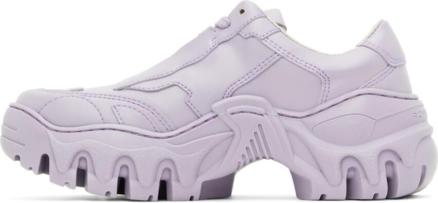 Rombaut Purple Boccaccio II Apple Leather Sneakers - Picture 3