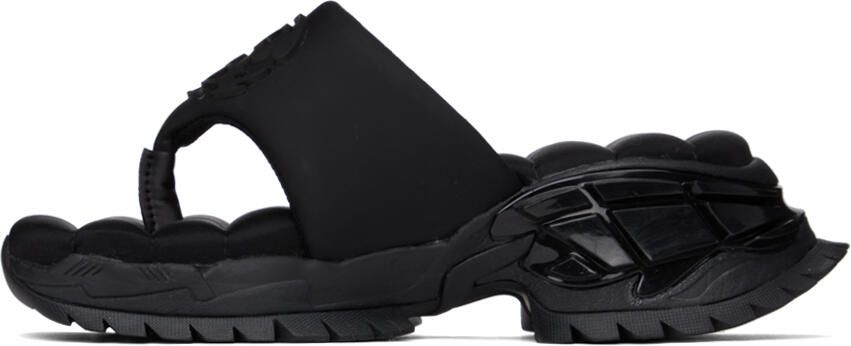 Rombaut SSENSE Exclusive Black Knokke Sandals - Picture 3