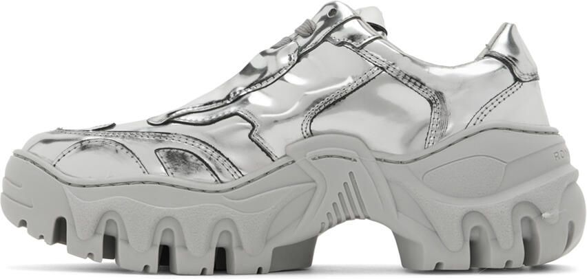 Rombaut SSENSE Exclusive Silver Boccaccio II Sneakers - Picture 3