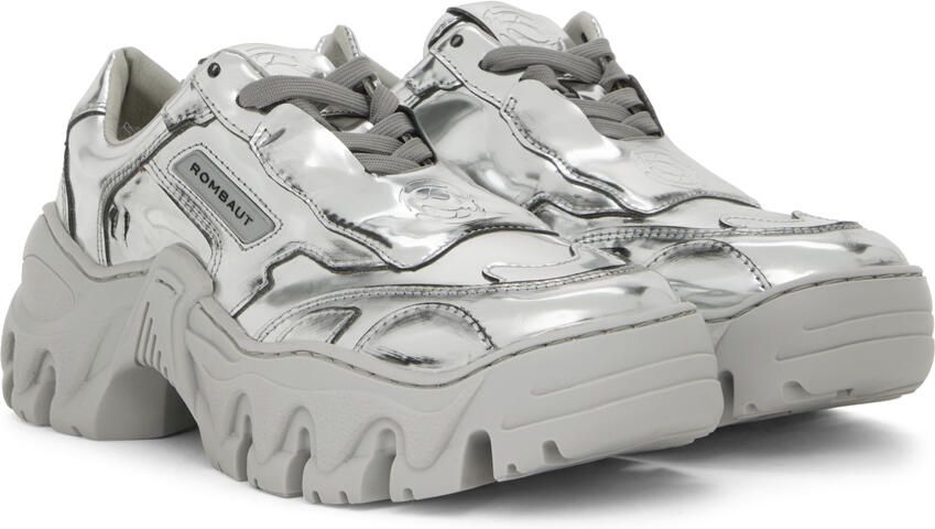 Rombaut SSENSE Exclusive Silver Boccaccio II Sneakers - Picture 2