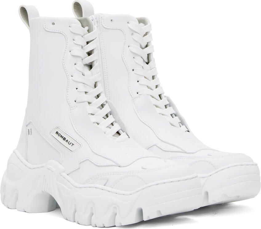 Rombaut White Boccaccio II Boots - Picture 3