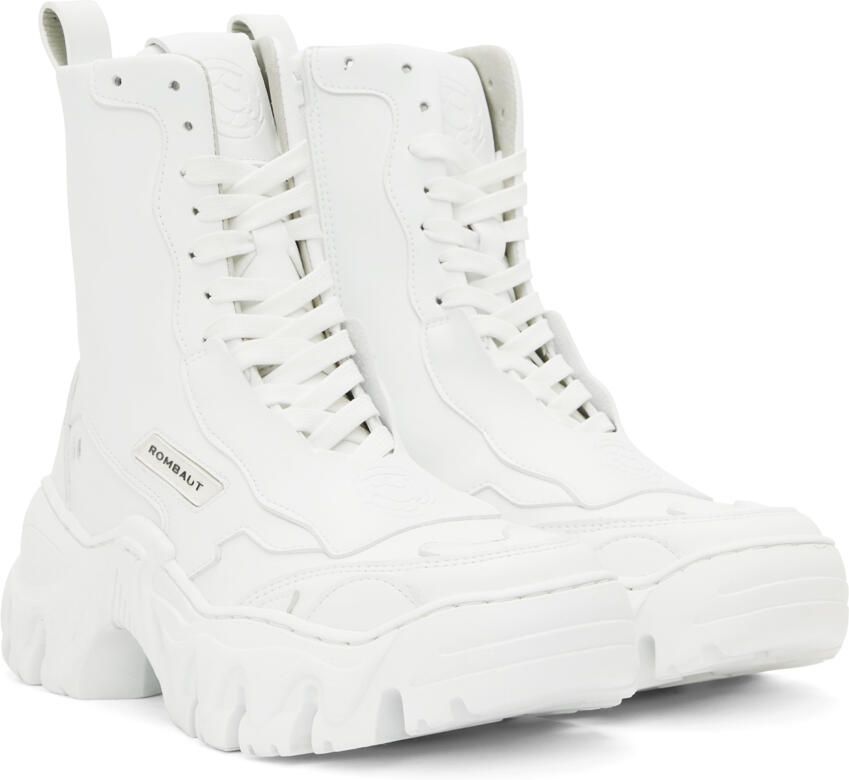 Rombaut White Boccaccio II Boots - Picture 2