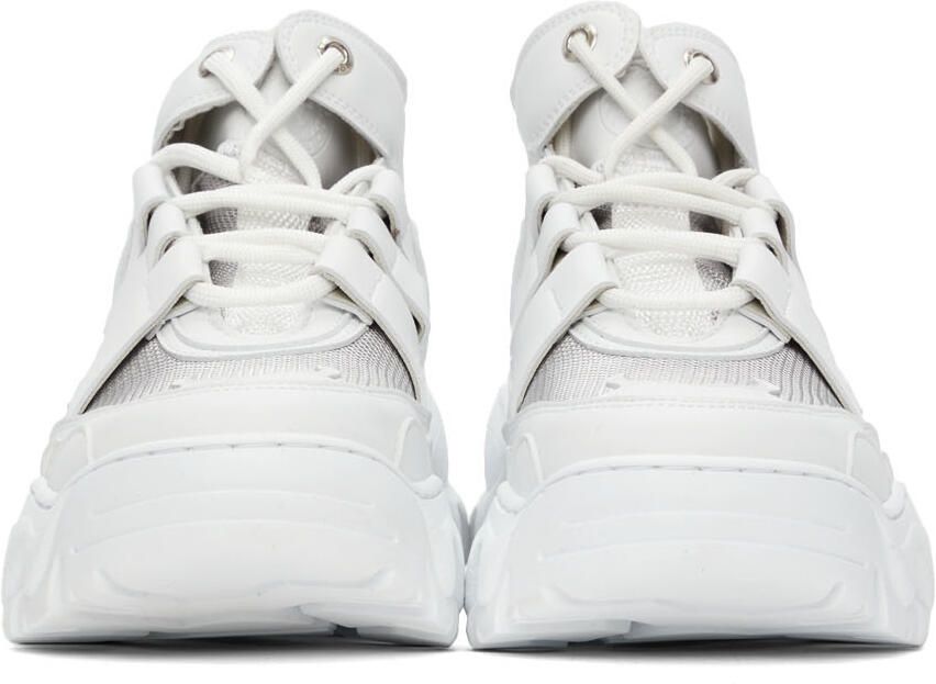 Rombaut White Boccaccio II Future Leather Riot Low Sneakers - Picture 3