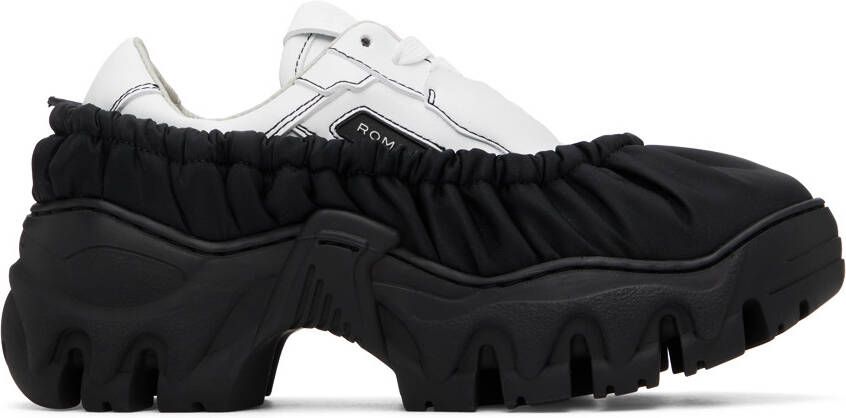 Rombaut SSENSE Exclusive Black & White Boccaccio II Future Sneakers