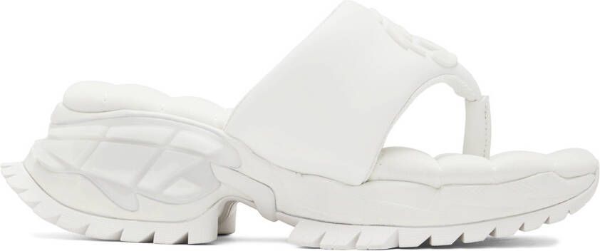 Rombaut SSENSE Exclusive White Knokke Sandals