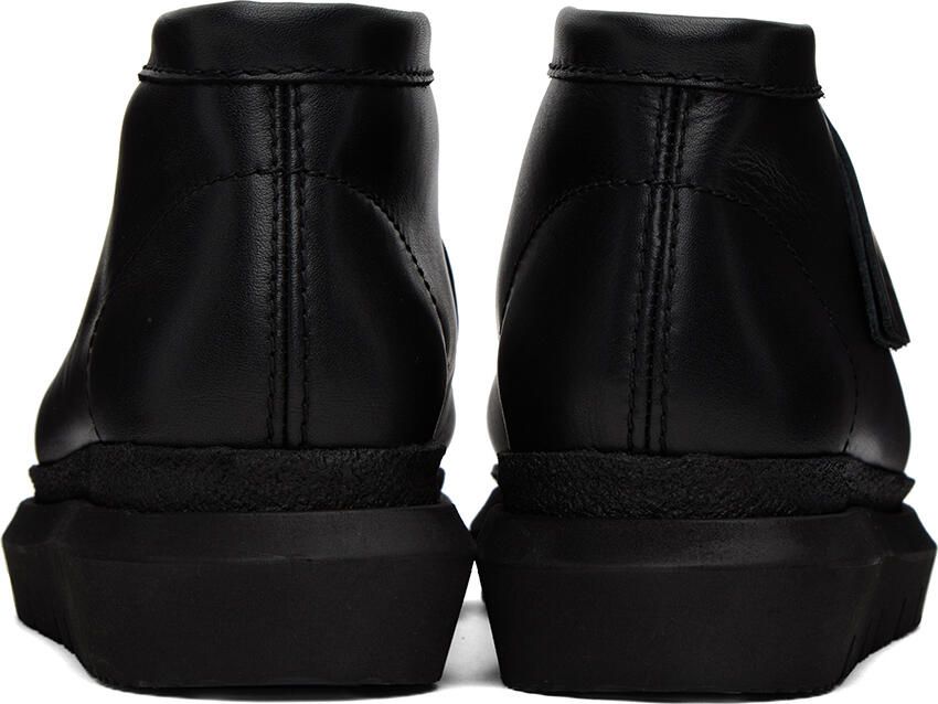 Sacai Black Clarks Originals Edition Hybrid Wallabee Desert Boots