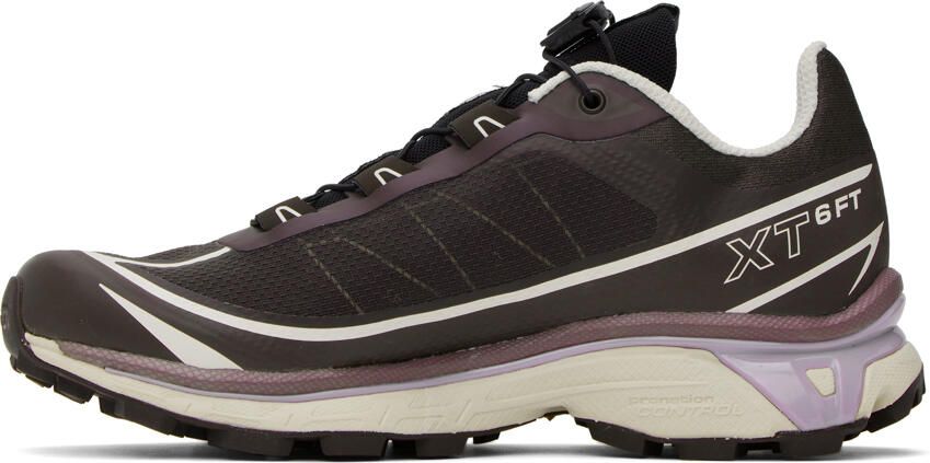 Salomon Black & Purple XT-6 FT Sneakers - Picture 3