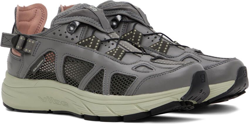 Salomon Gray Techsonic Sneakers - Picture 2