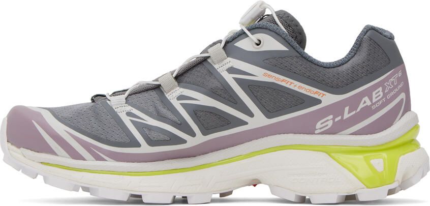 Salomon Gray XT-6 Sneakers - Picture 3
