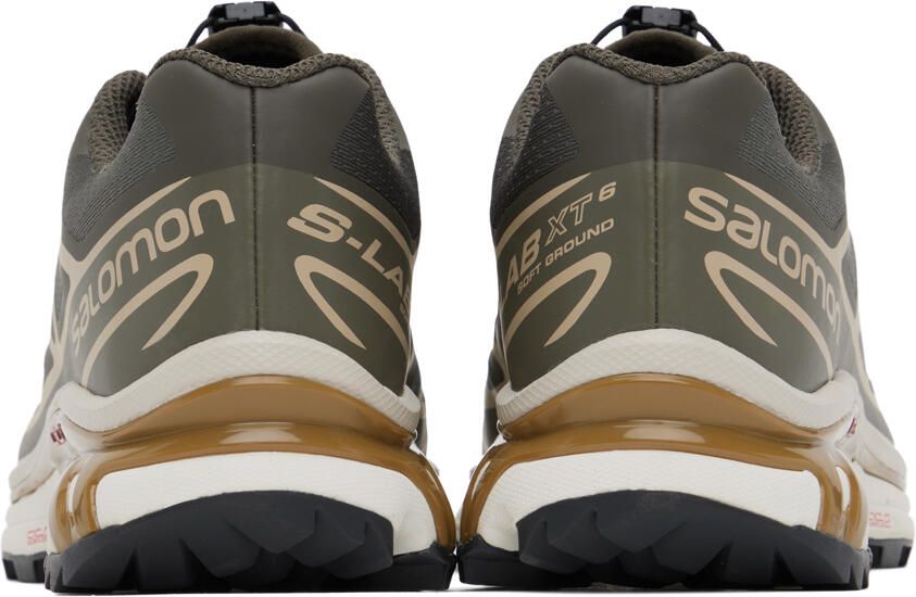 Salomon Khaki XT-6 Sneakers - Picture 2