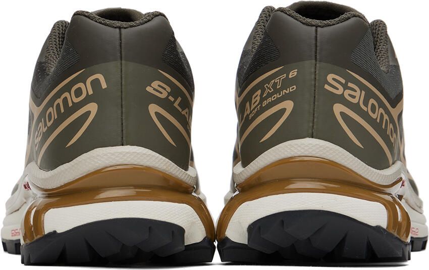 Salomon Khaki XT-6 Sneakers - Picture 3