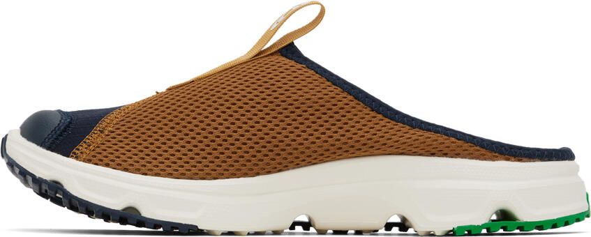 Salomon Navy & Tan RX 3.0 Slides - Picture 4