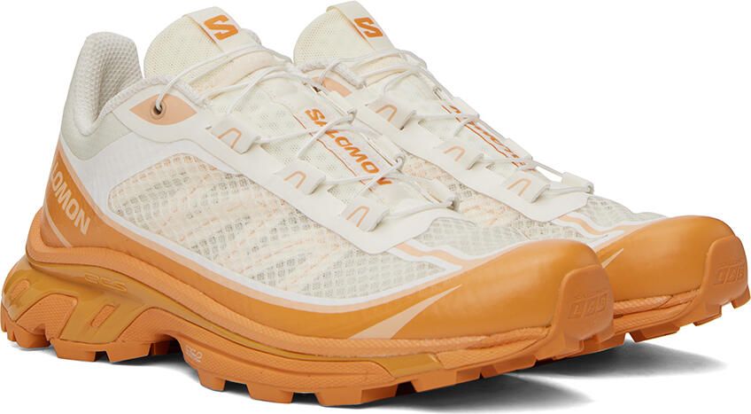 Salomon Orange & Off-White XT-6 FT Sneakers - Picture 2