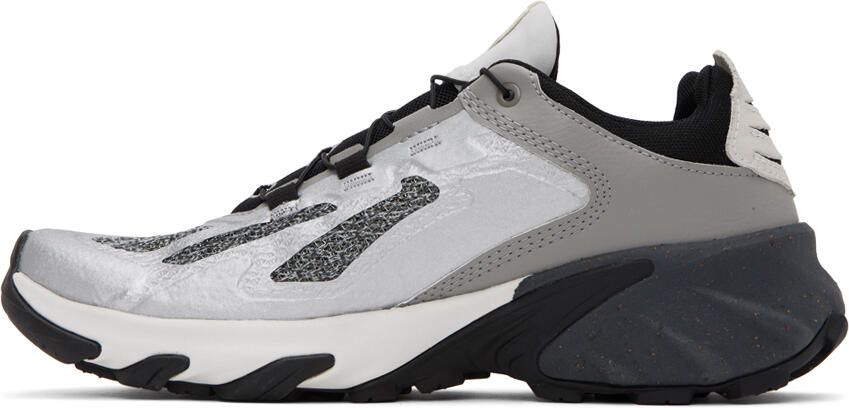 Salomon Silver & Gray Speedverse PRG Sneakers - Picture 4