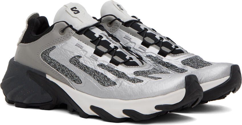Salomon Silver & Gray Speedverse PRG Sneakers - Picture 2