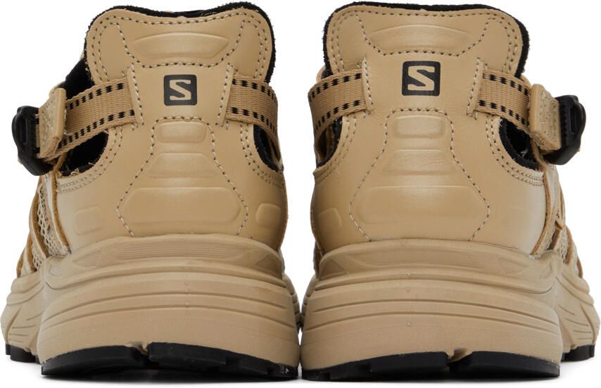 Salomon Tan Leather Techsonic Advanced Sneakers