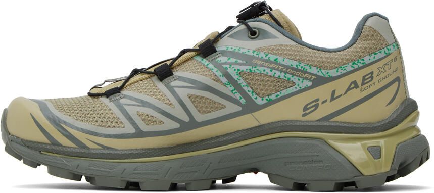 Salomon Taupe & Gray XT-6 Mindful Sneakers - Picture 4