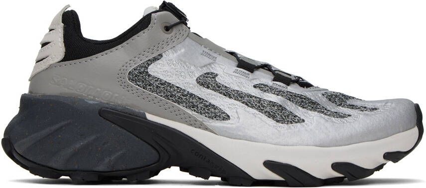 Salomon Silver & Gray Speedverse PRG Sneakers - Picture 7