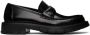 Salvatore Ferragamo Black Leather Loafers - Thumbnail 1