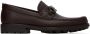 Salvatore Ferragamo Brown David Loafers - Thumbnail 1