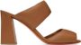 Santoni Brown Leather Heels - Thumbnail 1