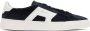 Santoni Navy & White Double Buckle Sneakers - Thumbnail 1