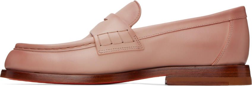 Santoni Pink College Loafers - Picture 4