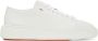 Santoni White Leather Derby Sneakers - Thumbnail 1