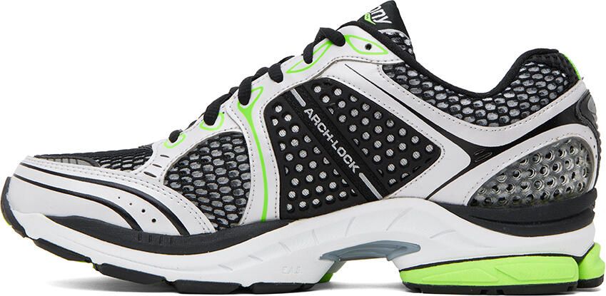 Saucony Black & Silver Progrid Triumph 4 Sneakers - Picture 3