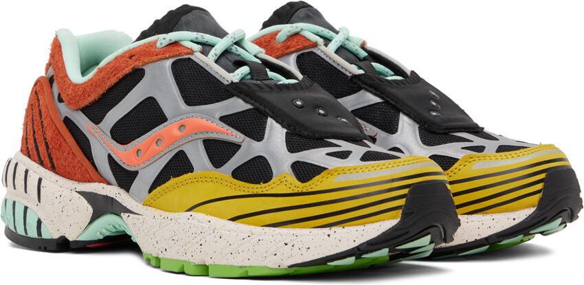 Saucony Multicolor Grid Web Sneakers - Picture 2