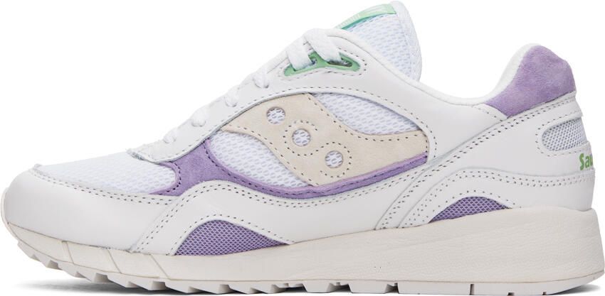 Saucony White Shadow 6000 Sneakers - Picture 3