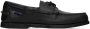 Sebago Black Portland Boat Shoes - Thumbnail 1