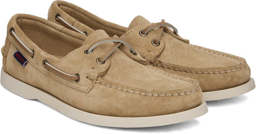Sebago Beige Portland Flesh Out Boat Shoes - Picture 1