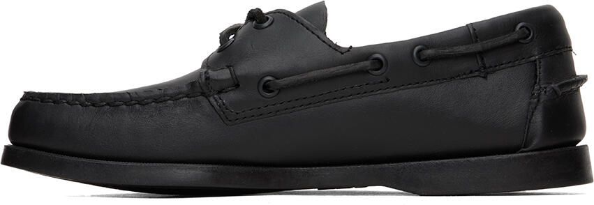 Sebago Black Portland Boat Shoes - Picture 3