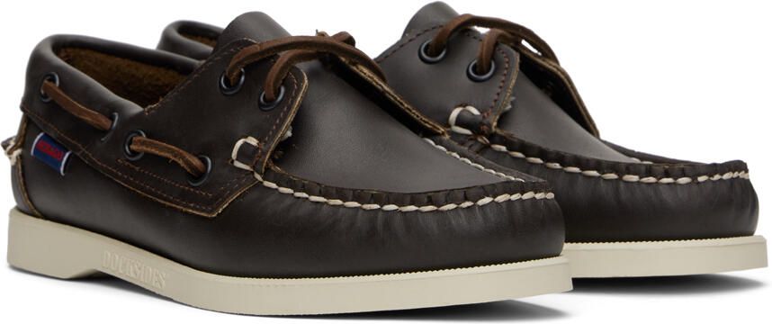 Sebago Brown Portland Boat Shoes - Picture 4