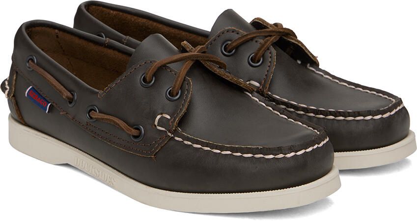 Sebago Brown Portland Boat Shoes - Picture 3