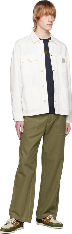 Sebago Green & Beige Portland Jib Boat Shoes - Picture 3