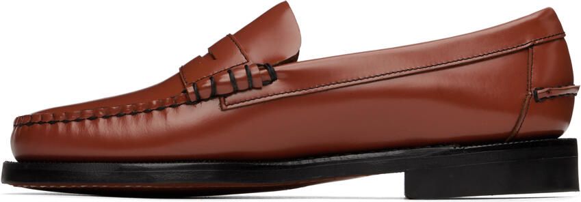 Sebago Tan Classic Dan Loafers - Picture 4