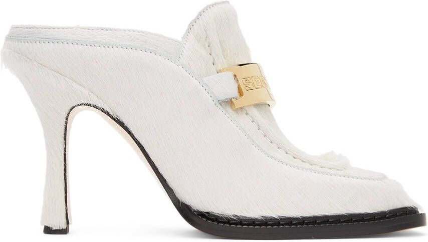 Section 8 SSENSE Exclusive White Pony Hair Heels