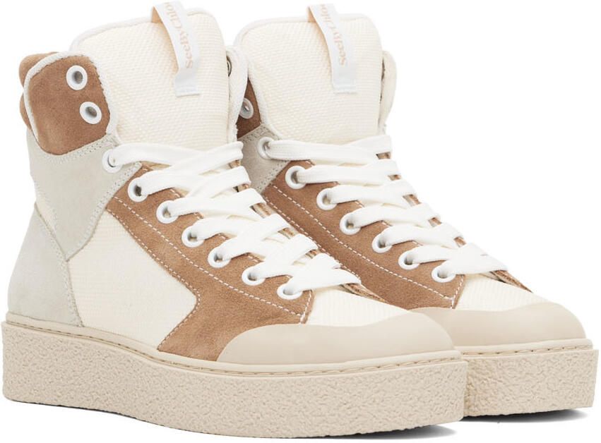 See by Chloé Beige & Tan Hella Sneakers - Picture 2