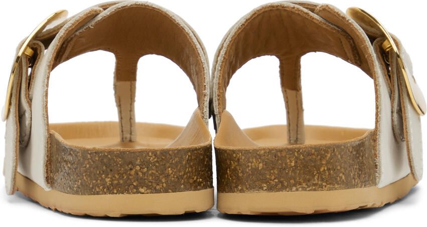 See by Chloé Beige Chany Fussbett Sandals