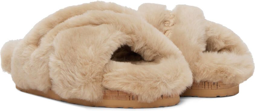 See by Chloé Beige Faux-Fur Slides - Picture 2