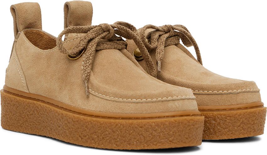 See by Chloé Beige Jille Brogue Loafers - Picture 2